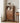Finesse Solid Walnut Wood Tall Cabinet with Rattan Door