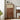 Finesse Solid Walnut Wood Tall Cabinet with Rattan Door