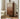 Finesse Solid Walnut Wood Tall Cabinet with Rattan Door