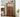 Finesse Solid Walnut Wood Tall Cabinet with Rattan Door