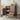 Louver Grille Design Black Walnut Wood Cabinet