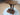 Small Modern C-Shape Laptop Side End Table in Solid Black Walnut