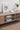 Japandi Stylish White Ash Wood TV Stand