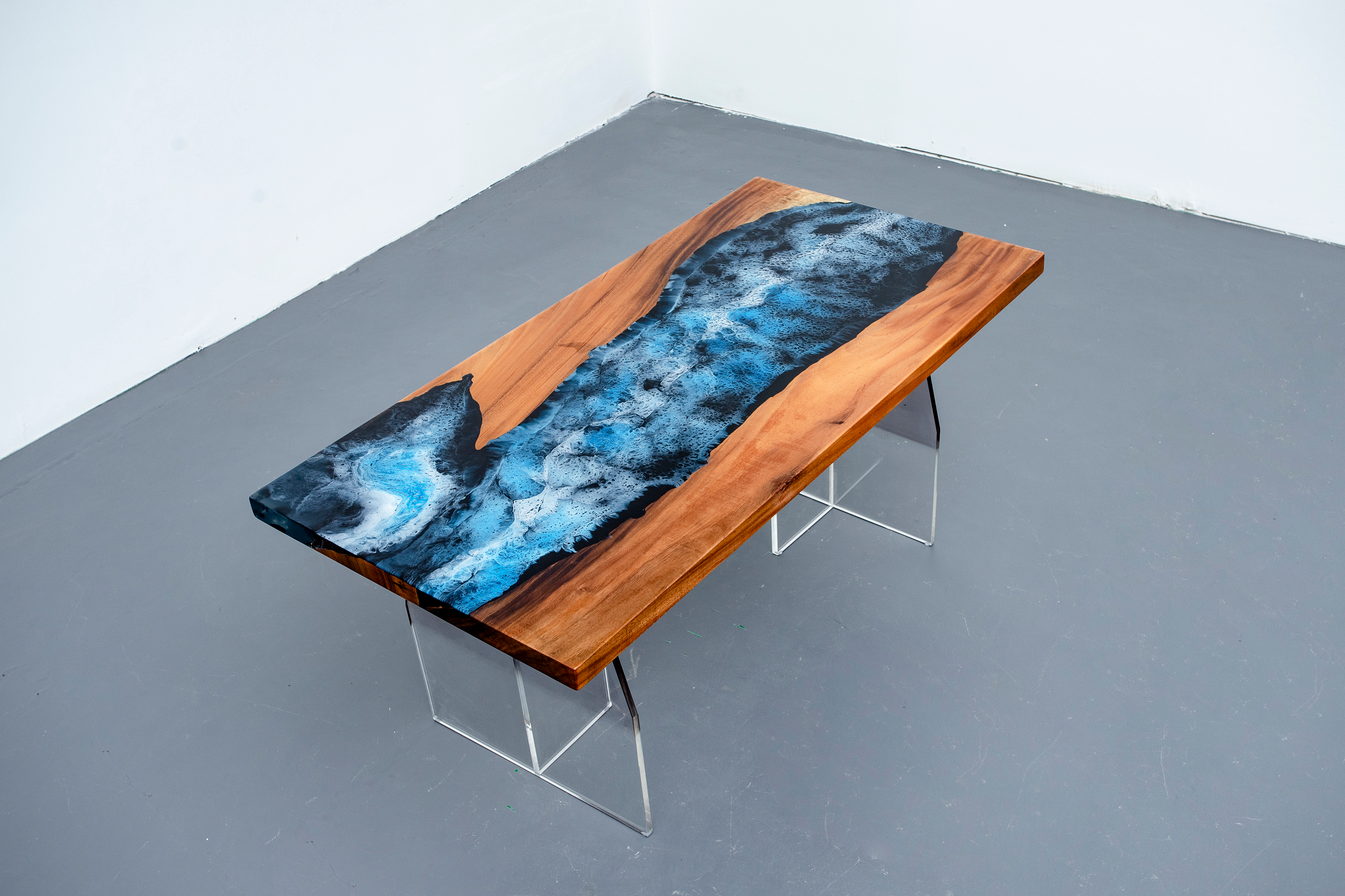 海洋スプレーエポキシ樹脂テーブル