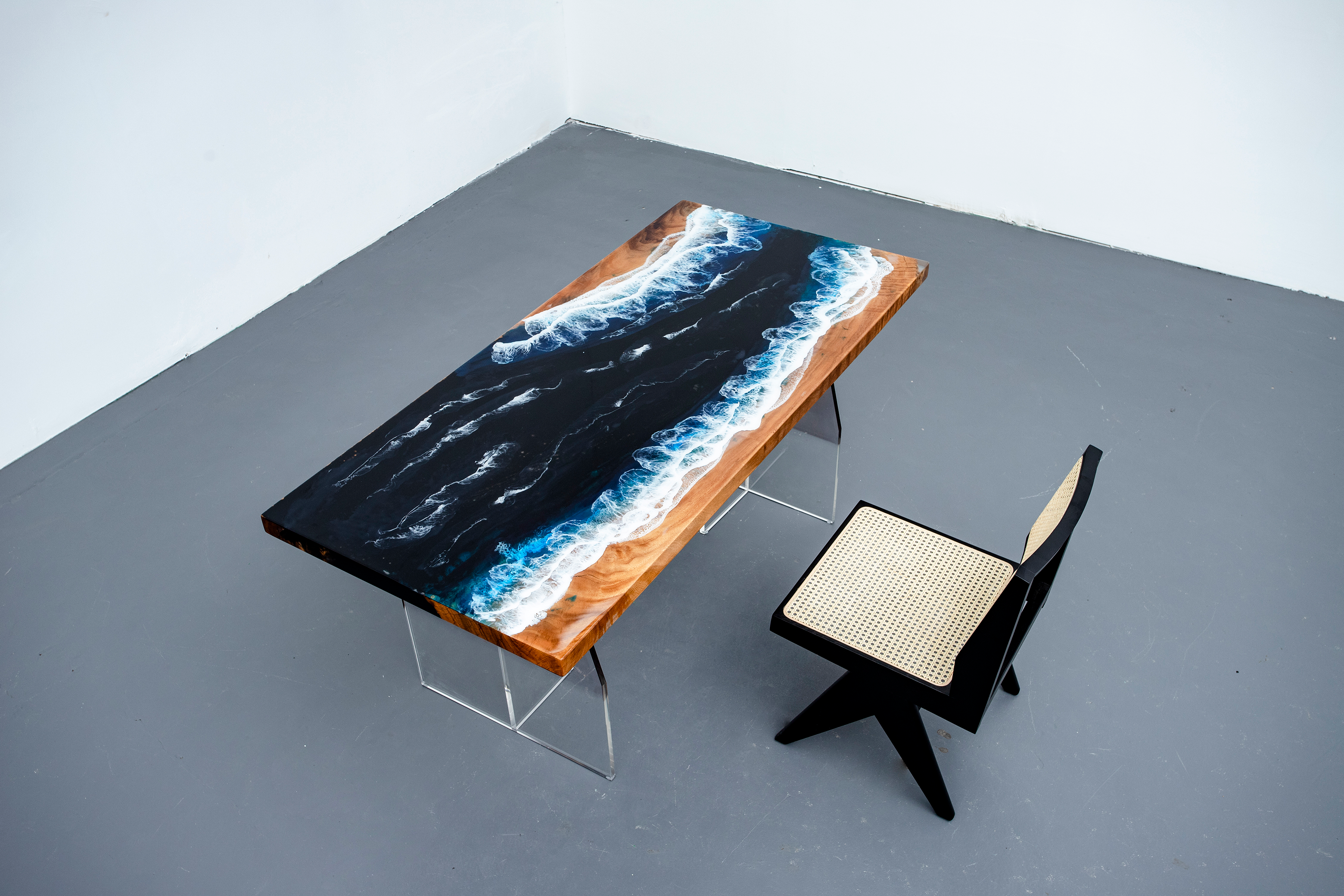 深海樹脂テーブル、美海エポキシ樹脂テーブル