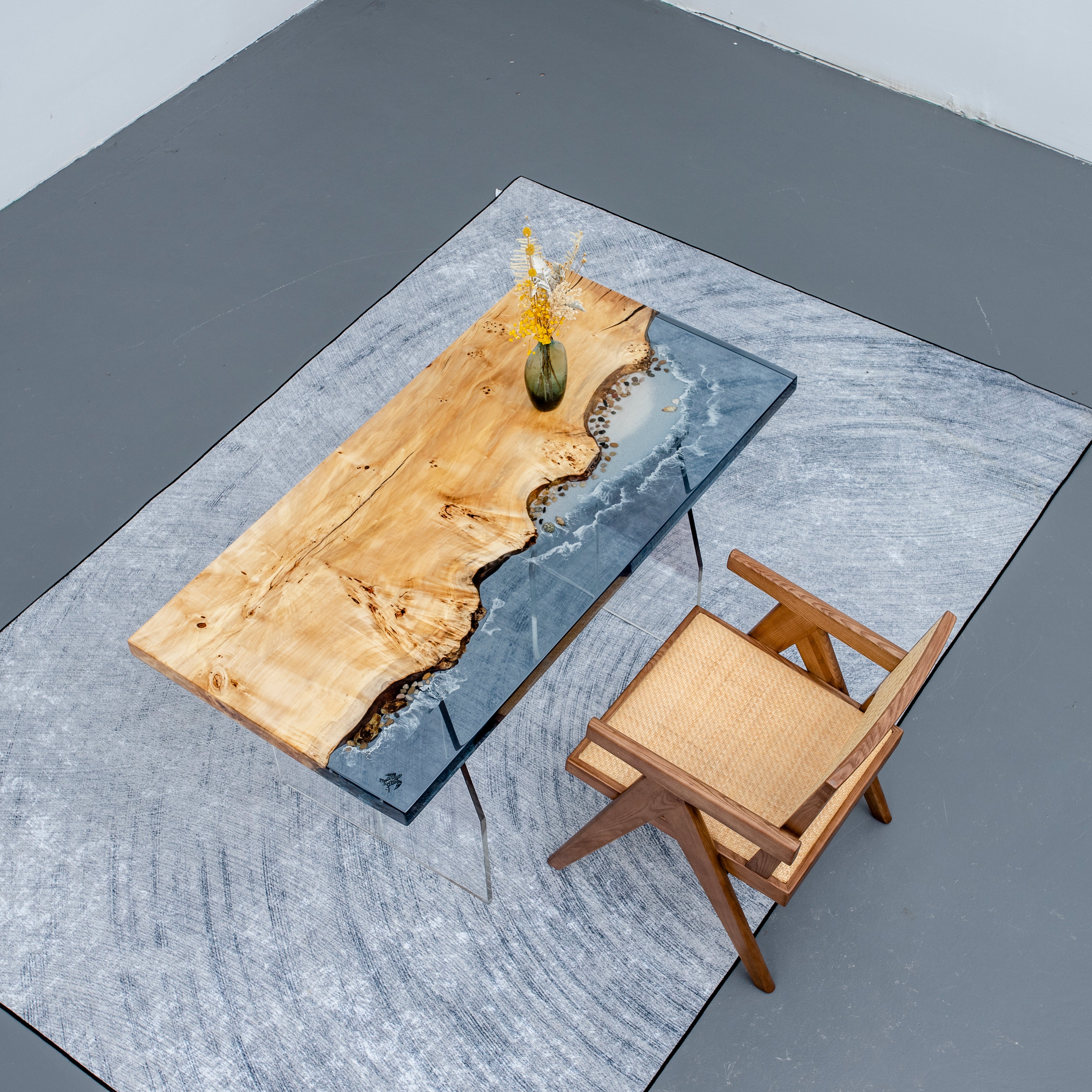 テーブル用ポプラウッドエポキシ樹脂、エポキシ樹脂テーブルのアイデア、ポプラエポキシテーブル