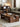 moderne sofabord massiv sort valnøddetræ ægte valnød sofabord
