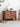 Vollständig montierter Nachttisch aus Massivholz mit 3 Schubladen, Walnussholz