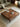 stort firkantet sofabord i ægte valnød