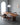 tavolo minimalista in legno di noce, tavolo da pranzo in legno massello di noce scuro