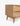 Charming Oak Wood Nightstand with 2 Drawers 