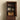 Gabinete alto de madera maciza de nogal negro, estantería alta de madera de nogal