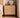 Modern Cross Design White Oak Wood Nightstand 