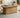 モダンなオーク無垢材コーヒーテーブル、ライトオーク無垢材の楕円形コーヒーテーブル