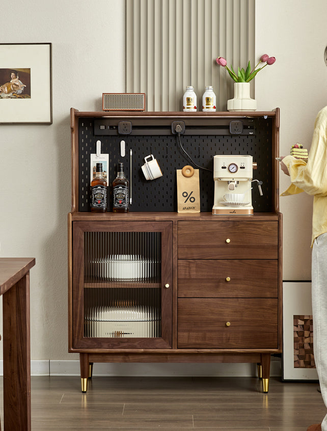 kitchen storage cupboard with Electric Power Track Included