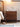 Shutters Door Walnut Wood Nightstand