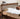 estructura de cama de nogal completa, cama de madera de nogal oscuro, cama de nogal negro