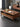 mesa de centro de madera maciza oscura, mesa de centro maciza de nogal americano
