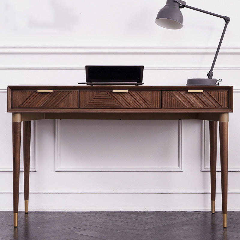 Walnut Desk Top, Modern Walnut Desk, Mid Century Walnut Desk