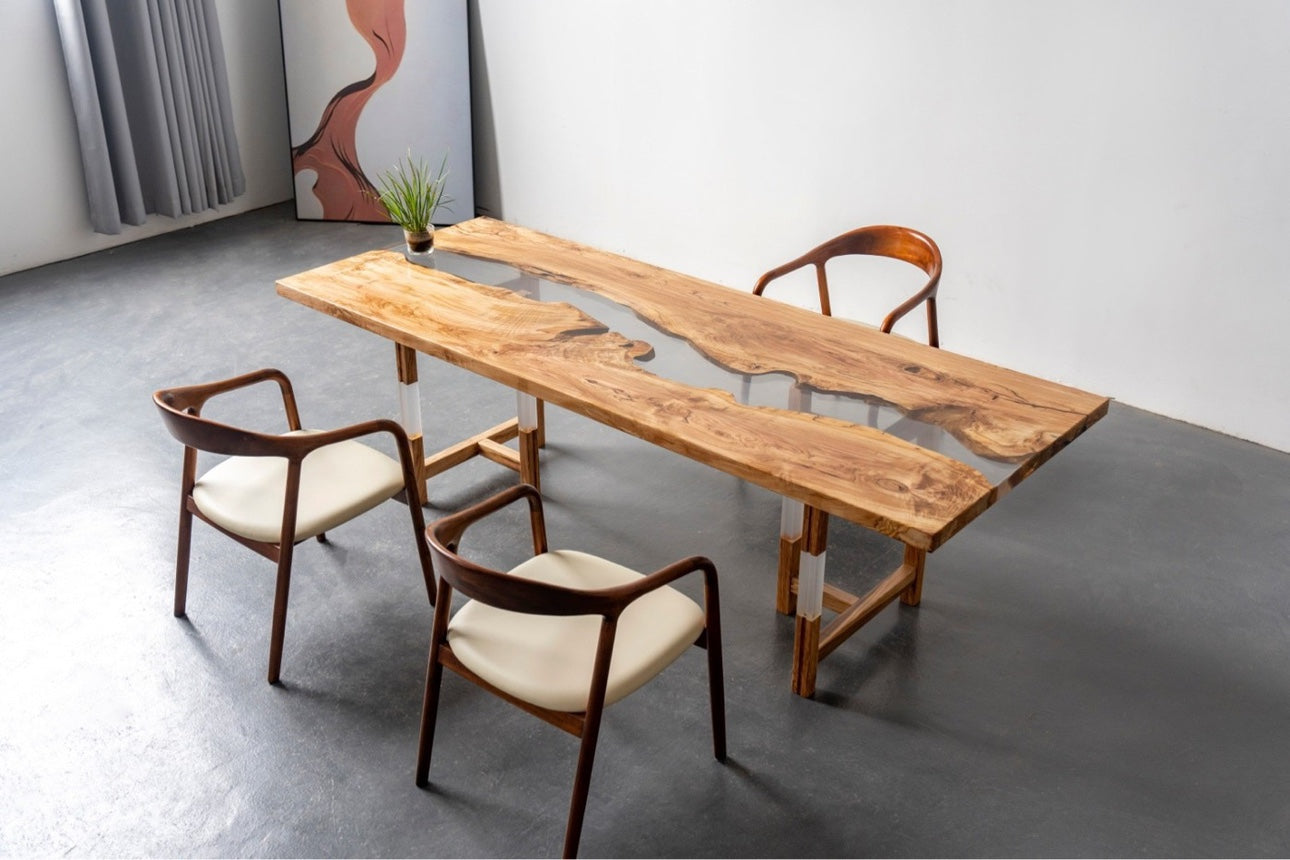 Epoxy Resin Table, Epoxy Resin River Table, Epoxy Resin Dining Table