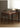 Mesa de comedor de madera maciza de nogal negro estilo americano