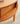 Runder Couchtisch aus massivem Kirschholz, moderner Couchtisch aus Kirschholz aus der Mitte des Jahrhunderts