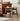 Danish Vintage Dual Walnut Wood End Table