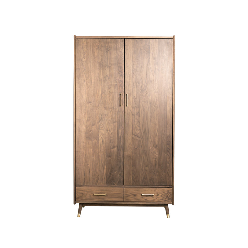 خزانة ملابس حديثة من خشب الجوز ، خزانة ملابس من خشب الجوز في منتصف القرن ، خزانة ملابس حديثة