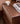 Shutters Door Walnut Wood Nightstand 