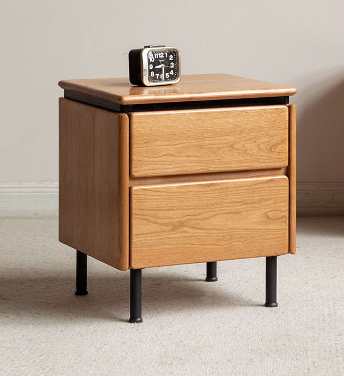 Classic Lines In Balance Cherry Wood Nightstand 