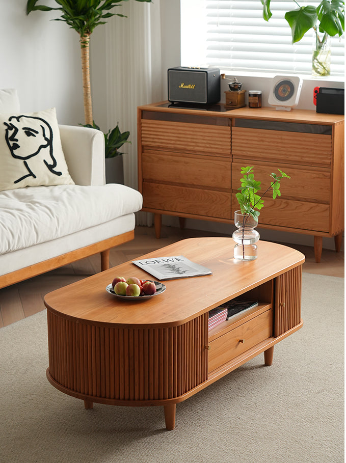solid wood cherry coffee tables, solid wood oval coffee table with storage