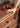 cômoda vintage de madeira de nogueira preta, cômoda moderna de madeira de nogueira com 7 gavetas de meados do século