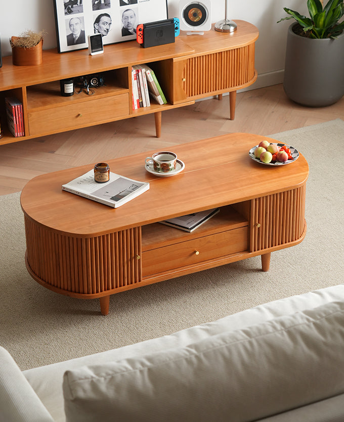 solid wood cherry coffee tables, solid wood oval coffee table with storage