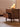 Shutters Door Walnut Wood Nightstand