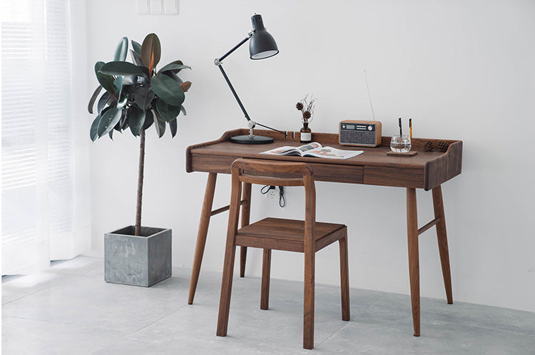 Walnut Desk, Modern Walnut Desk, Walnut Wood Desk