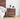 Artisan Dual Drawer Black Walnut Wood Nightstand 