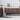 Modern Waveform Panel Black Walnut Wood TV Stand