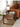 Clean Design Walnut Wood Nightstand with 2 Drawers