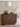 Stride Organic Modern Walnut Shoe Cabinet with Sculpted Doors