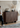 Stride Organic Modern Walnut Shoe Cabinet with Sculpted Doors