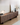 Coda Modern Walnut TV Stand with Sculpted Wave Doors