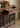 ألواح جانبية من خشب الجوز الأسود الصلب، وخزانة جانبية من خشب الجوز الأمريكي الحديث