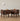 Eclipse Four High Leg Walnut Wood Bedside Table 
