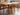 Table à manger extensible en bois de chêne massif Japandi, en chêne massif