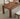 tavolo da pranzo in legno di noce, tavolo in legno massello di noce