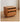 Stylish Glass Drawers Cherry Wood Nightstand 