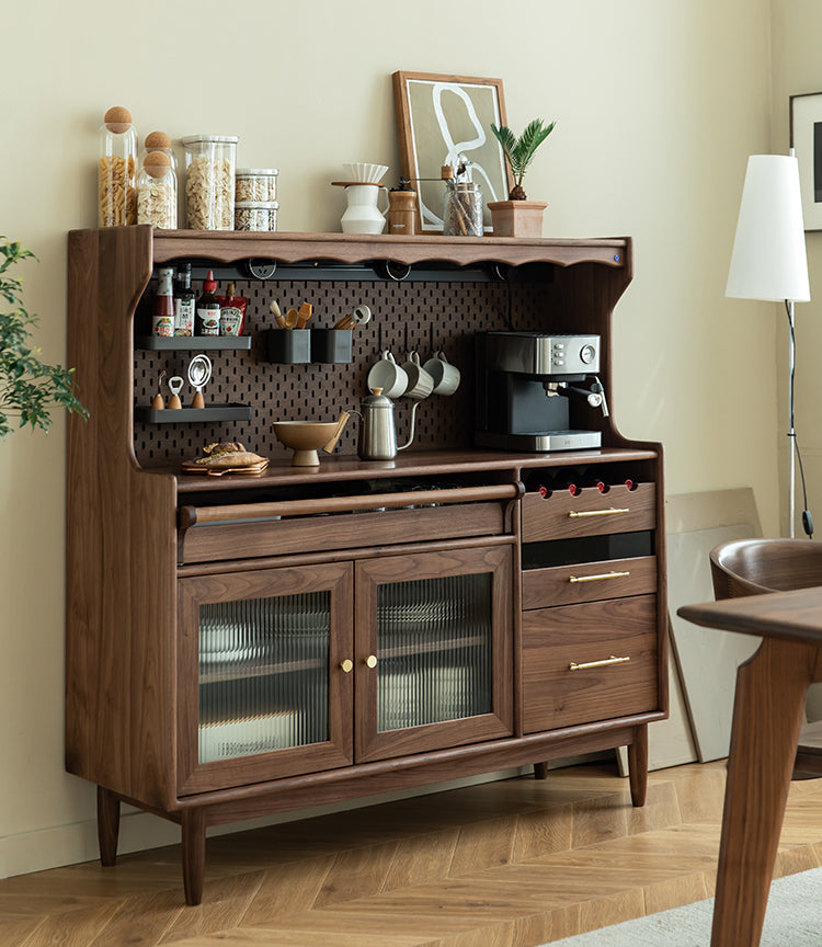 4 Solid wood options for pantry kitchen cupboard, handmade production