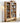 oak bookcase tall, oak bookcase narrow, rustic oak bookcase