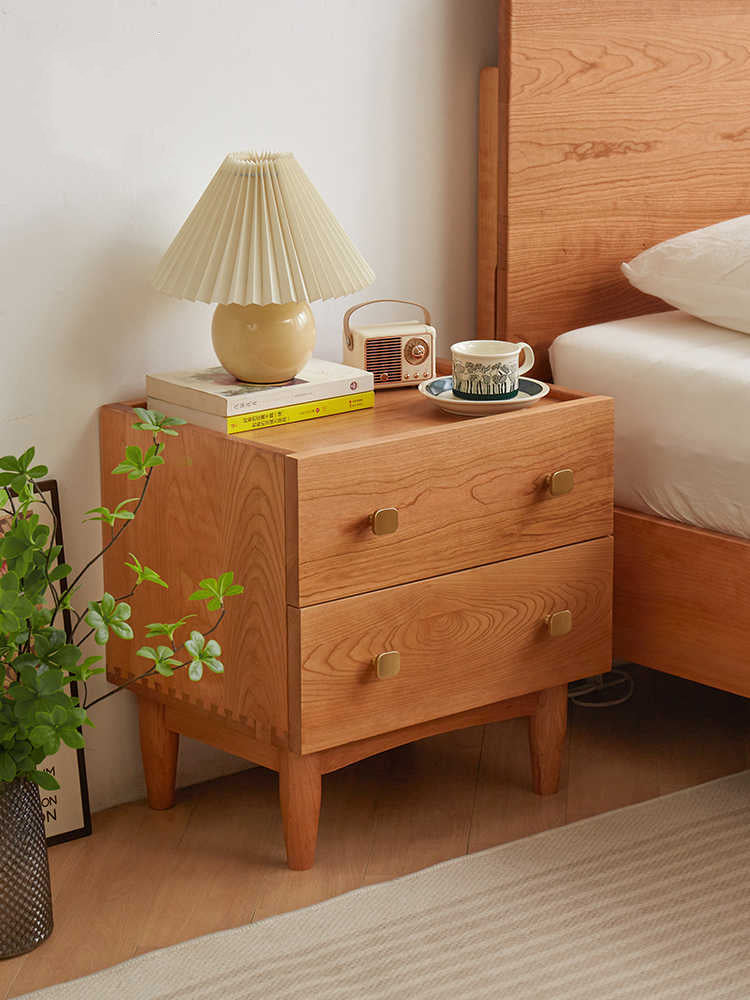 Charming Cottage Golden Knob Nightstand 