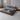 Made to order Earth Frame upholstered platform bed with walnut finish, showcasing a modern, padded headboard and sleek wooden frame.